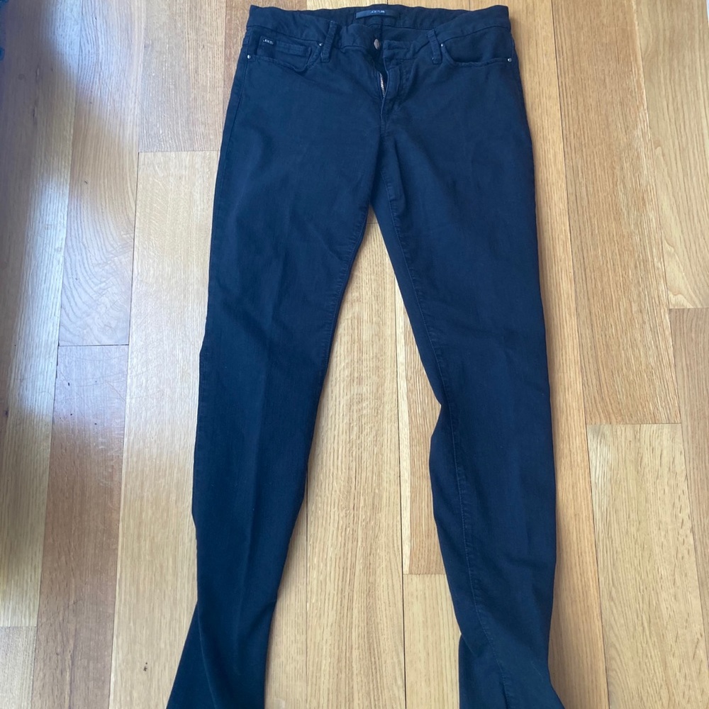 Joe’s jeans black straight leg jeans